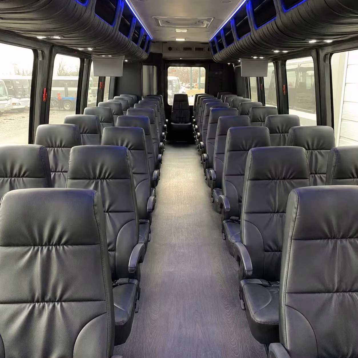 30 passenger minibus inside