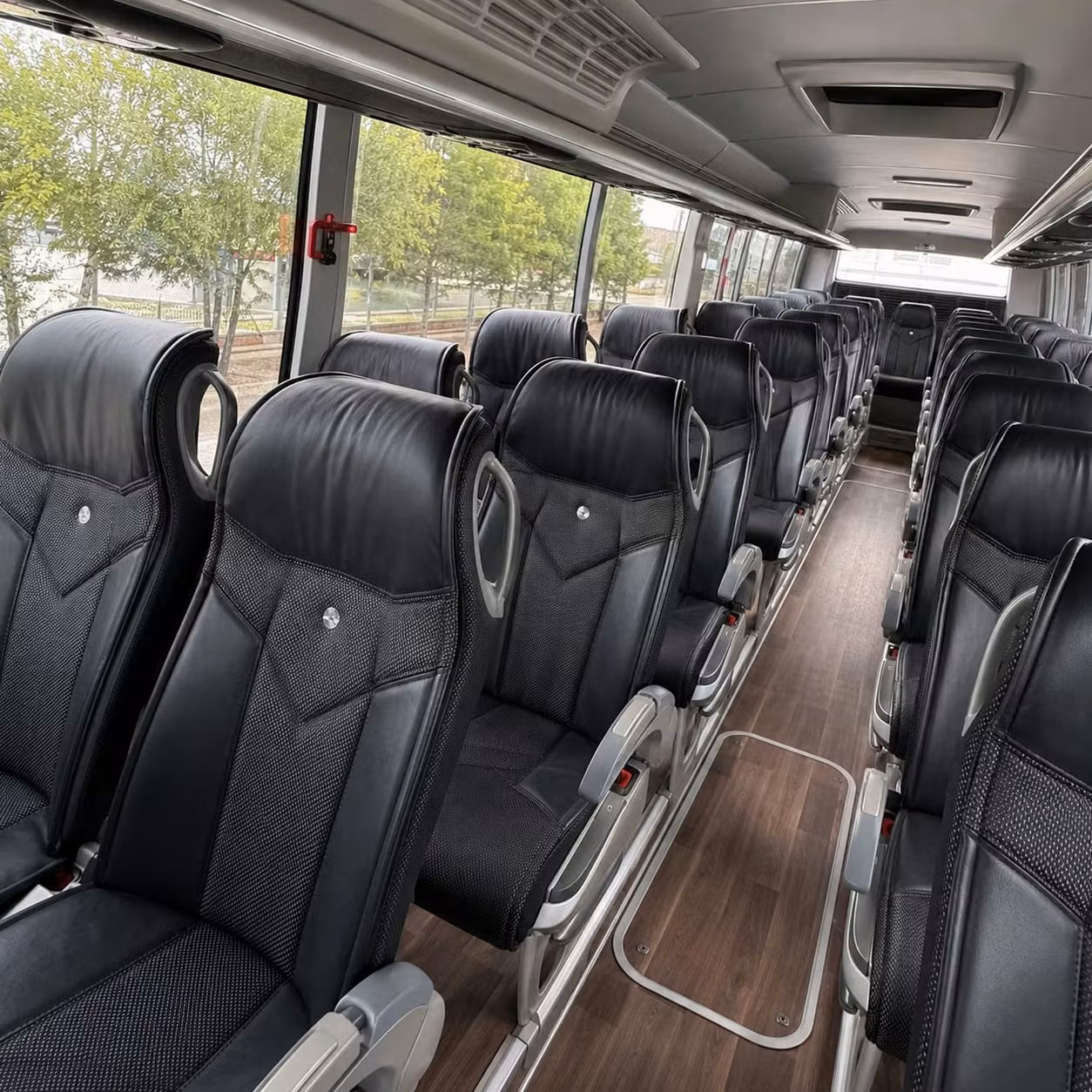 knoxville charter bus interior gallery