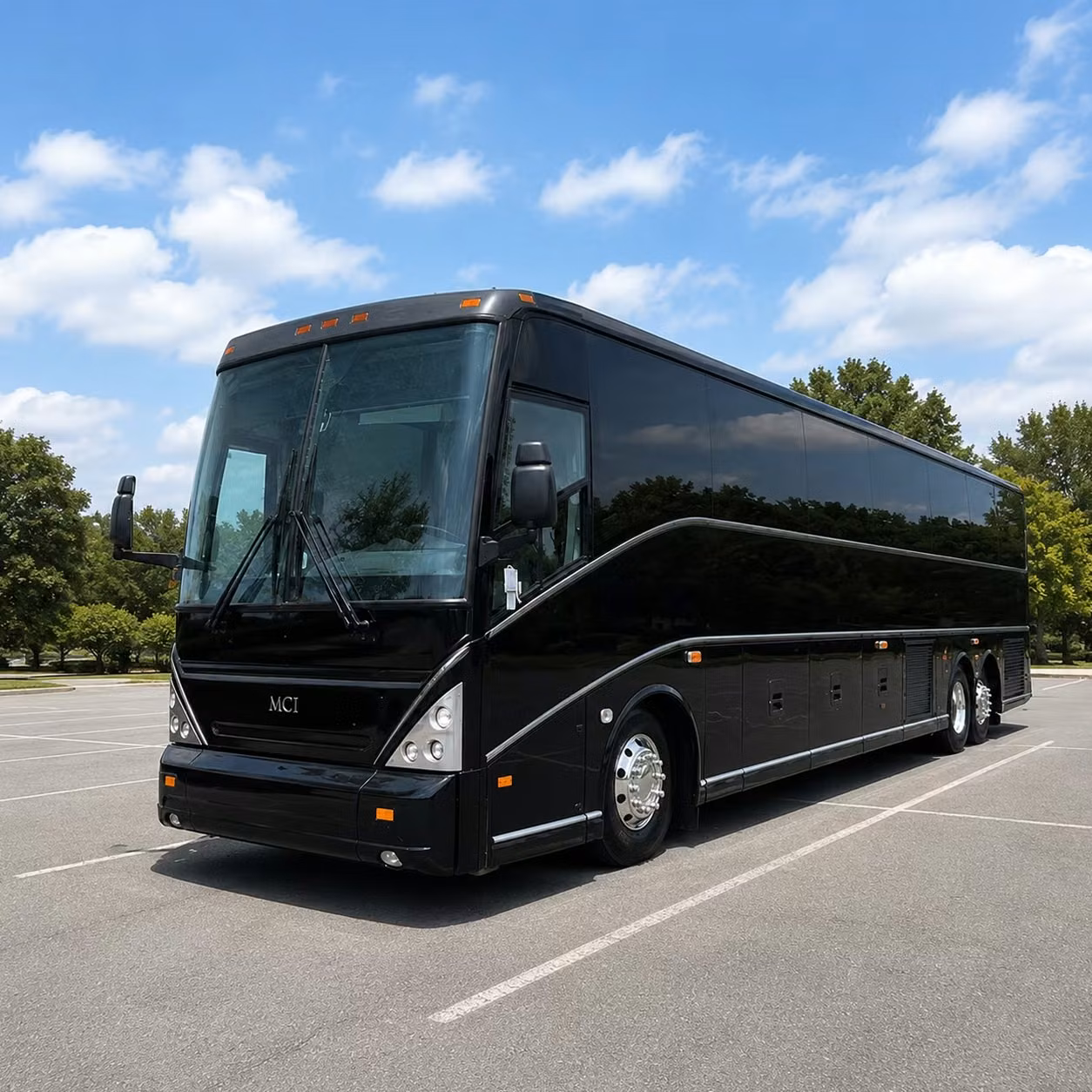 knoxville charter bus rental exterior