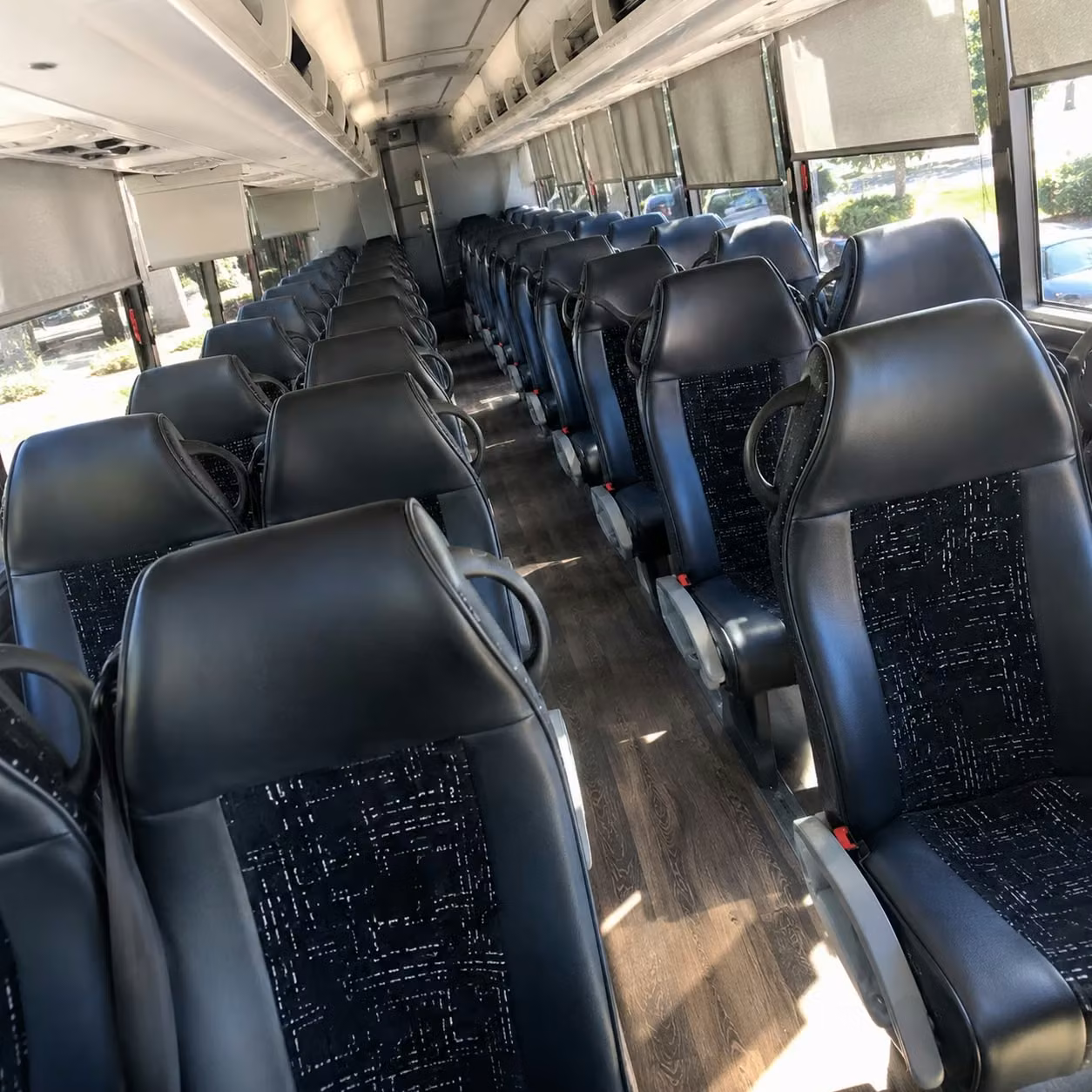 knoxville charter bus rental inside