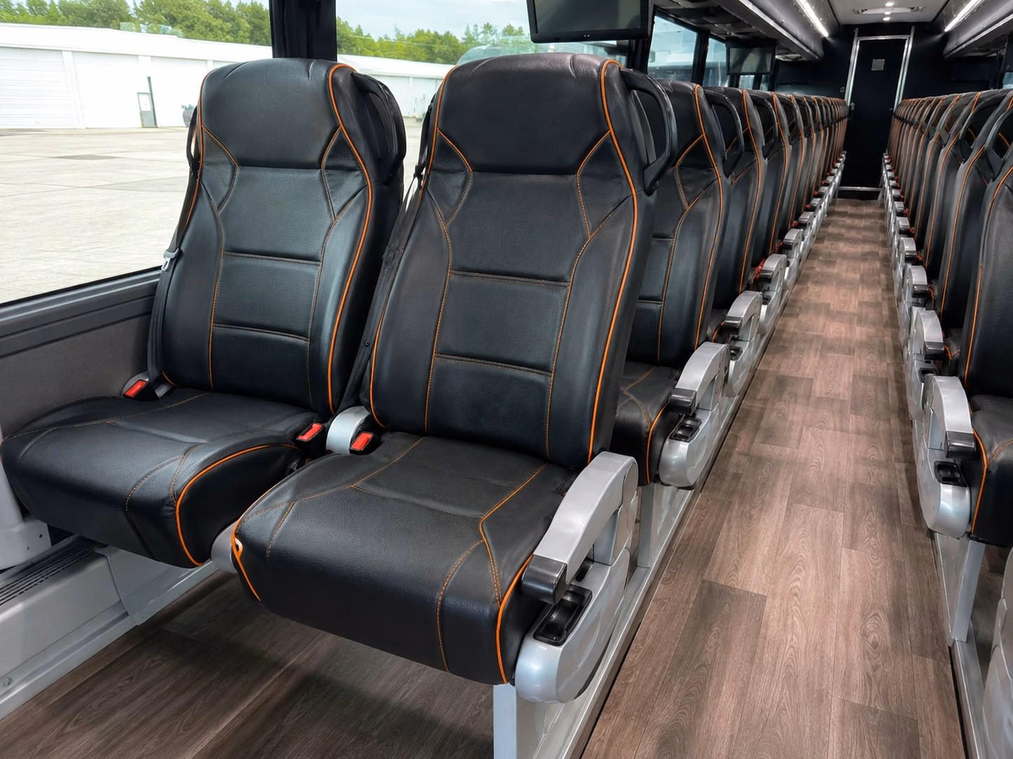 knoxville charter bus rental interior