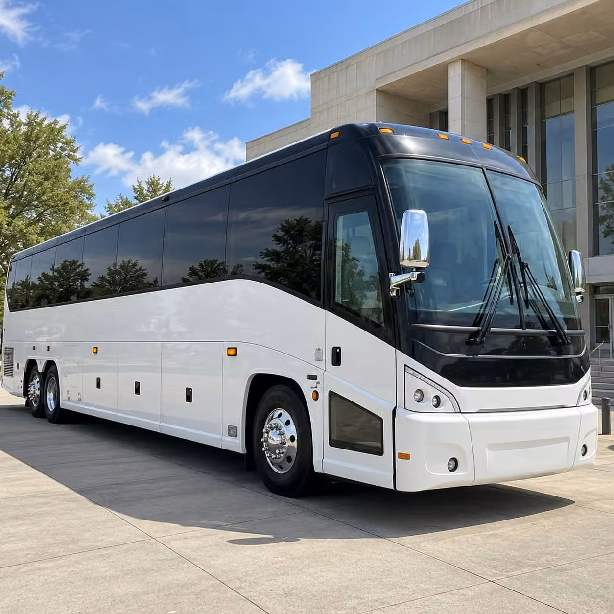 tailgate shuttle buses pregame transportation for knoxville sports fans